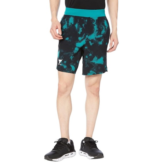 Under Armour Project Rock Woven Printed Shorts - Picture 2 of 4